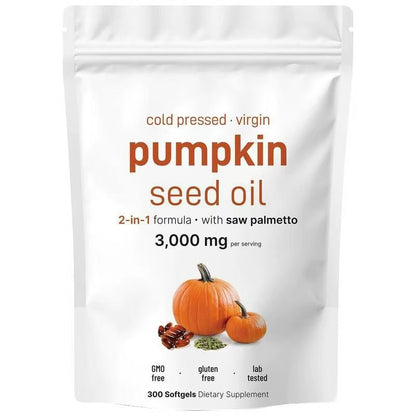 Pumpkin seed oil soft capsules