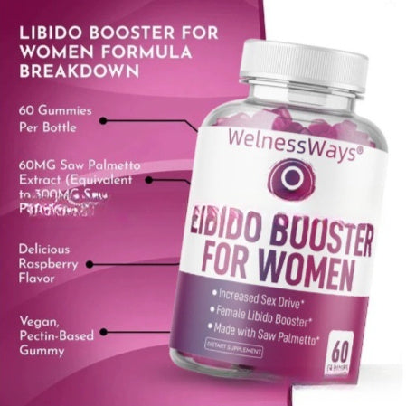 Libido Booster Gummies For Men Women Gummy With Saw Palmetto